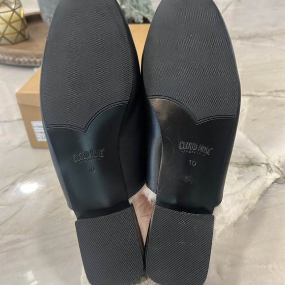 Cloud nine sheepskin Chantelle black loafers - Picture 4 of 5